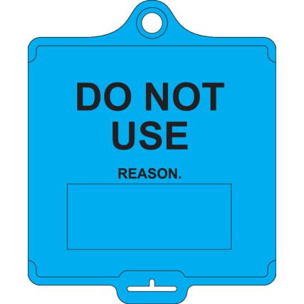 ASSETTAG FLEX MEDIUM - DO NOT USE 2 BLUE (PK-10)