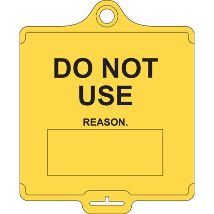 ASSETTAG FLEX MEDIUM - DO NOT USE 2 YELLOW (PK-10)