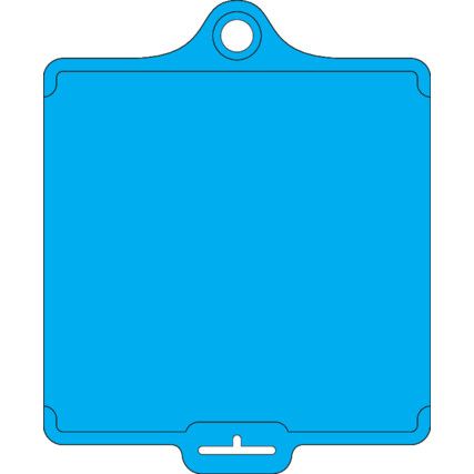 ASSETTAG FLEX MEDIUM - BLUE PLAIN NO PRINT (PK-10)