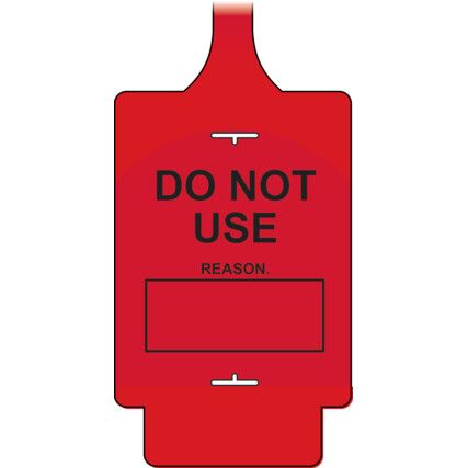 TGF0601R AssetTag Flex - Do Not Use 2 - Red - Single