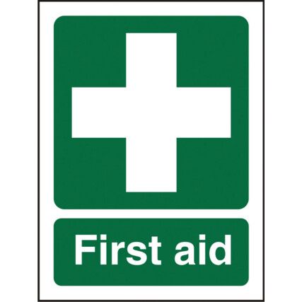 First Aid Polycarbonate Sign - 300 x 400mm