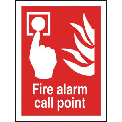 Fire Alarm Call Point Polycarbonate Sign - 300 x 400mm