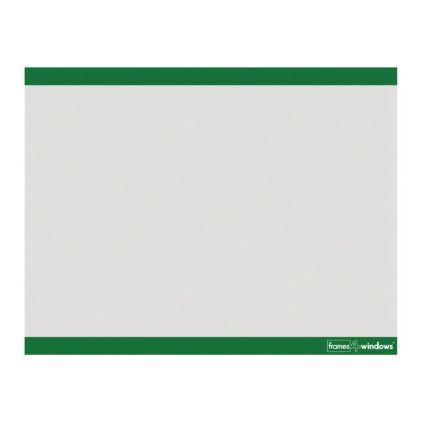 Horizontal Frames4windows A4 Green Pack of 10