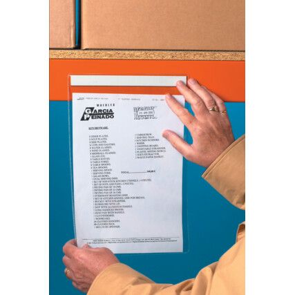 SELF-ADHESIVE DOCUMENT POCKET 110x155mm (PK-10)