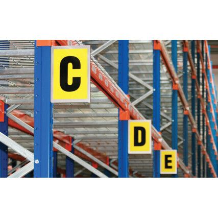 Aisle Marker, Letter G, Magnetic, 260x167mm