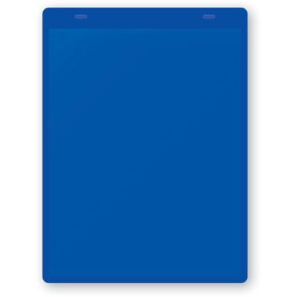 Document Wallets, Blue, Tie-on, 155x230mm (Pk-10)