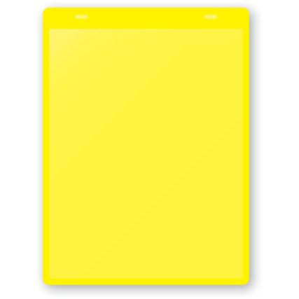 Document Wallets, Yellow, Tie-on, 155x230mm (Pk-10)