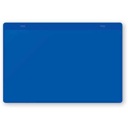 Document Wallets, Blue, Tie-on, 215x160mm (Pk-10)