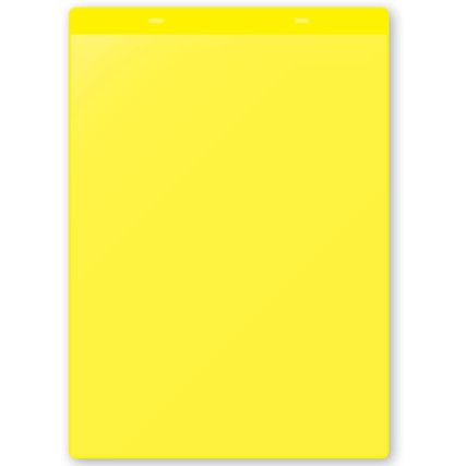 Document Wallets, Yellow, Tie-on, 215x310mm (Pk-10)