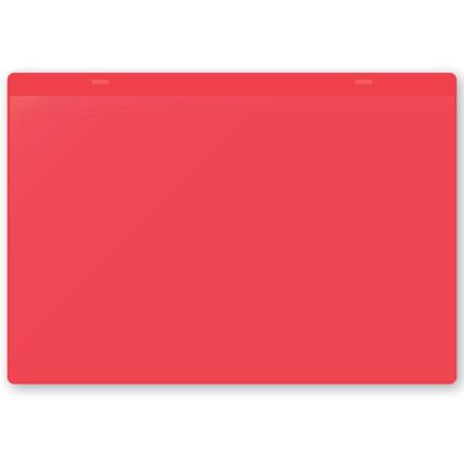 Document Wallets, Red, Tie-on, 310x220mm (Pk-10)