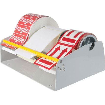 LABEL DISPENSER BENCH/WALL MOUNTED DUAL CORE MAX 266mmWIDE LABELS