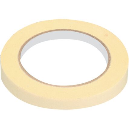 Masking Tape, Crepe Paper, 12mm x 50m, Beige