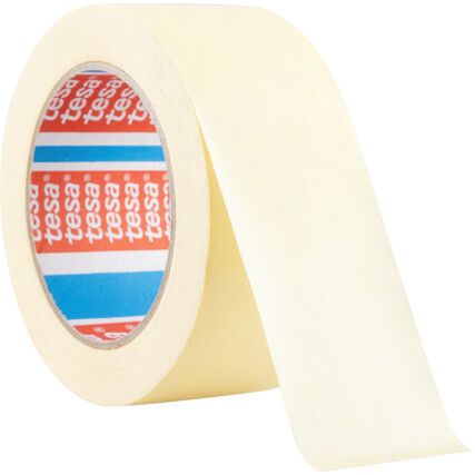 4323 Masking Tape, Crepe Paper, 50mm x 50m, Cream