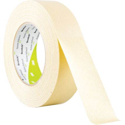 202 Masking Tape, Crepe Paper, 36mm x 50m, Cream