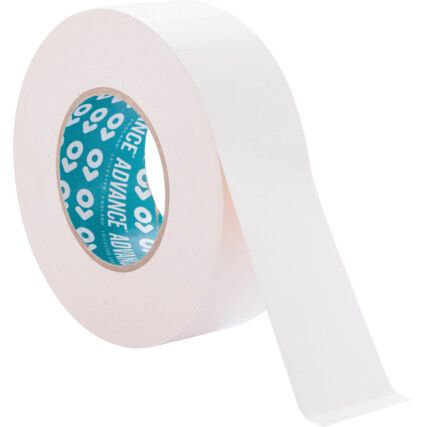 AT175 Duct Tape, Polycloth, White, 50mm x 50m