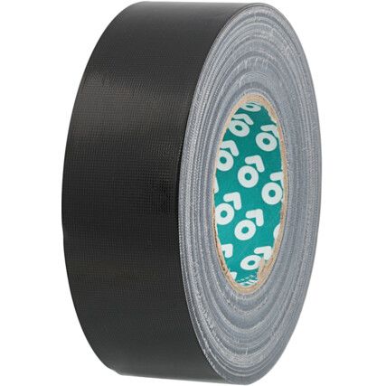 AT180 Duct Tape, Polyethylene Coated Cloth, Black, 100mm x 50m