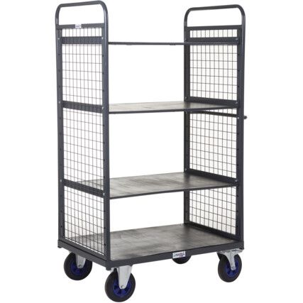 DISTRIBUTION TRUCKS - 1500H - 3 SHELF WITH SIDES - 1000X700