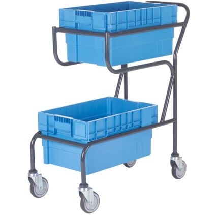 Container Trolley For 2 x 600mm x 400mm Containers