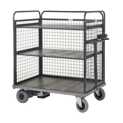 POWERED DISTRIBUTION TRUCK-1500H-SIDES, BACK & 3 SHELVES-1200X800