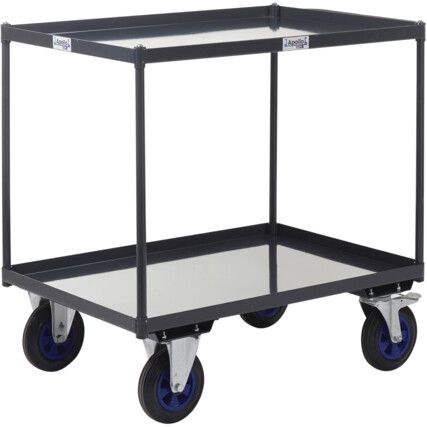 TABLE TOP SHELF TRUCKS - 2 SHELF - STEEL - 1000 X 700