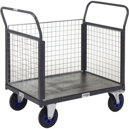 PLATFORM TRUCKS - 3 MESH SIDES -1000 X 700