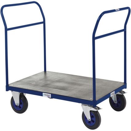 PLATFORM TRUCKS DOUBLE BAR END 1055X700 BLUE