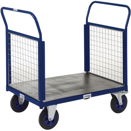 PLATFORM TRUCKS DOUBLE MESH END 1055X700 BLUE