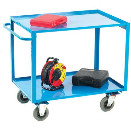 Shelf Trolley, 300kg Rated Load, Swivel Castors, 980mm x 700mm