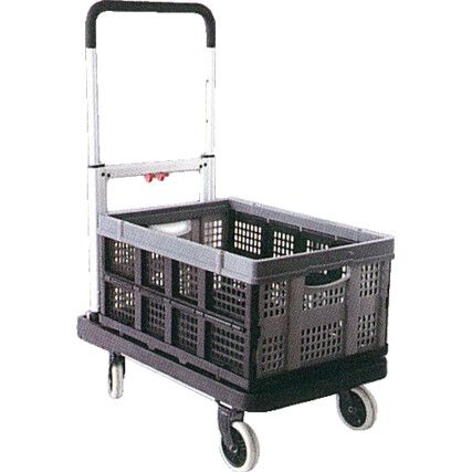 Folding Trolley, 920mm, 120kg Rated Load, Fixed Castors