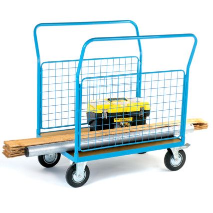 Pi806H Platform Truck, 1000mm x 700mm, 2 Mesh Sides