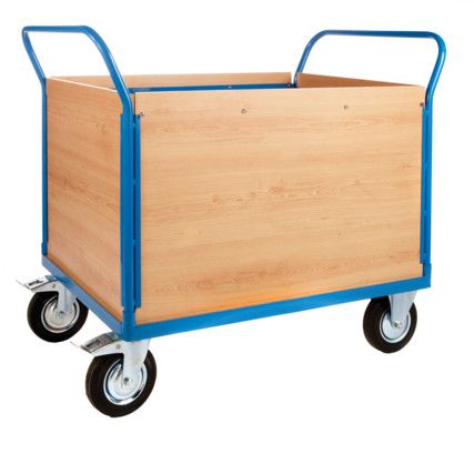 Pi814H Platform Truck, 1000mm x 700mm, 4 Veneer Sides