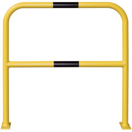 TRAFFIC-LINE Guard Barrier, Steel, Black/Yellow