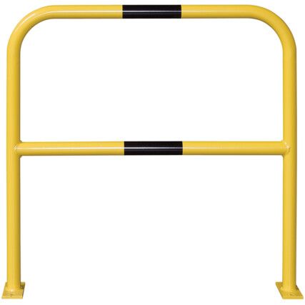 TRAFFIC-LINE Guard Barrier, Steel, Black/Yellow