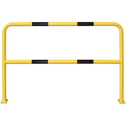 TRAFFIC-LINE Guard Barrier, Steel, Black/Yellow