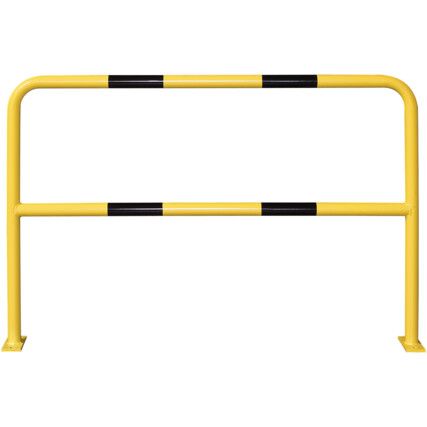 TRAFFIC-LINE Guard Barrier, Steel, Black/Yellow