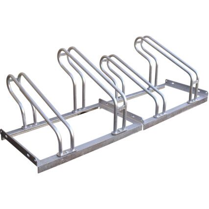 LO-HOOP CYCLE STANDS - 3 CYCLE CAPACITY - 1,050MML