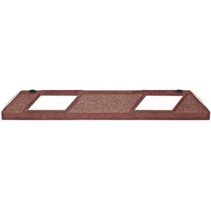 PARK-AID WHEEL STOP - 900MML -BRICK-RED/WHITE