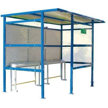 TRADITIONAL SMOKING SHELTER STEEL 2180.2450.2500 BLUE