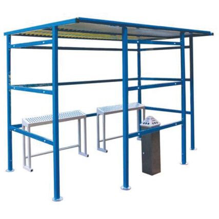 TRADITIONAL SMOKING SHELTER STEEL 2180.3060.1900 BLUE