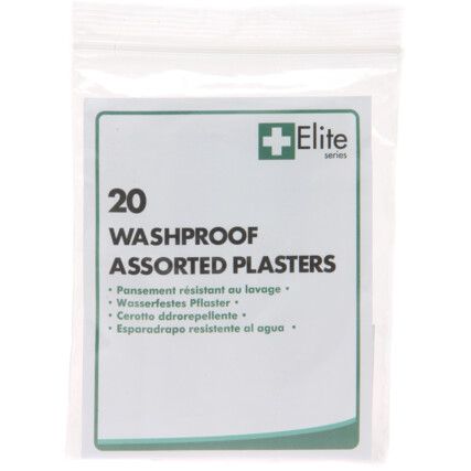 Plasters, Wash-proof (Pk-20)