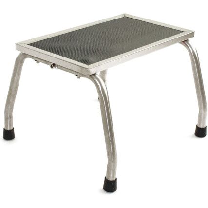 Step Stool, 300mm, Steel, Grey