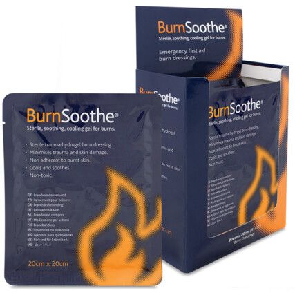 BURNSOOTHE/RELIBURN BURN RELIEF DRESSING 20x20cm (BOX-5)