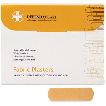 DEPENDAPLAST ADVANCED FABRIC PLASTERS 6CMx2CM (BX-100)