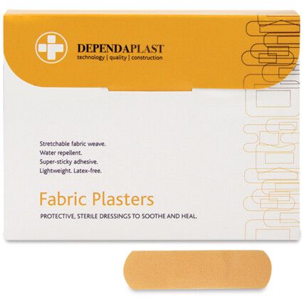 DEPENDAPLAST ADVANCED FABRIC PLASTERS 7.5CMx2.5CM (BX-100)