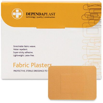 DEPENDAPLAST ADVANCED FABRIC PLASTERS 7.5CMx5CM (BX-50)