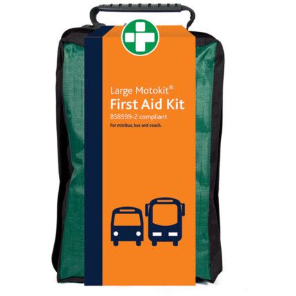 RELIANCE FIRST AID KIT MOTOKIT LARGE BS8599-2 IN COPENHAGEN BAG