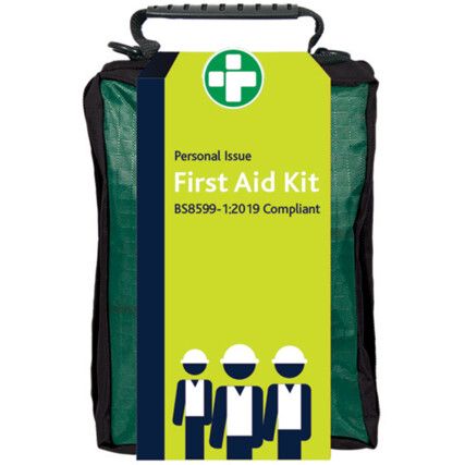 RELIANCE FIRST AID KIT PERSONAL ISSUE BS8599-1 IN HELSINKI BAG