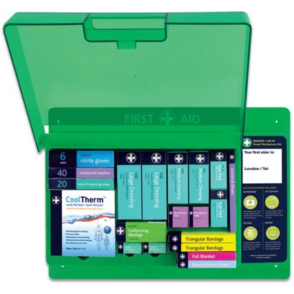 RELIANCE FIRST AID KIT WORKPLACE SMALL DELUXE WALL STATION