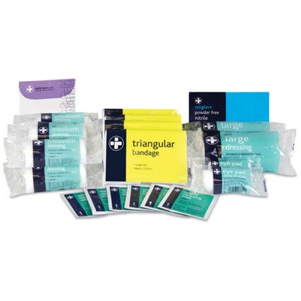 RELIANCE FIRST AID REFILL FOR HSE10 PERSON WORKPLACE KIT