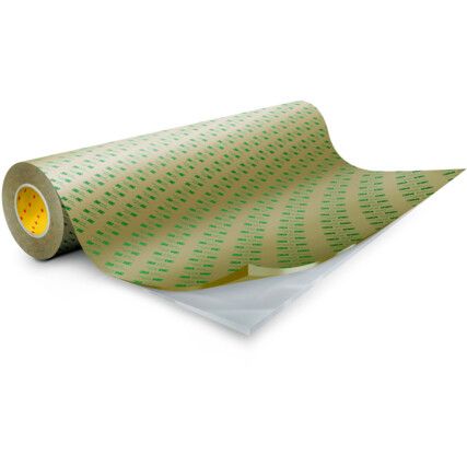 467MP Transfer Tape, Polycoated Kraft Paper, Clear, 610mm x 55m